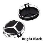 4pcs 56mm 60mm 75mm  68mm3Pin Car Wheel Center Cap Rim Hub Caps Emblem W202 W220 W213 W210 W164 E200 E260 E300 For Mercedes Benz