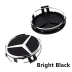4pcs 56mm 60mm 75mm  68mm3Pin Car Wheel Center Cap Rim Hub Caps Emblem W202 W220 W213 W210 W164 E200 E260 E300 For Mercedes Benz