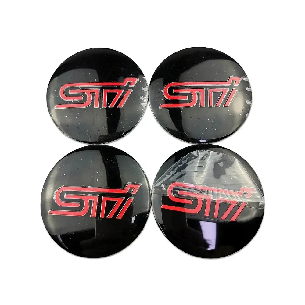 4pcs 56MM Car Wheel Center Emblem Hub Badge Sticker for Subaru STI XV WRC WRX BRZ LEVORG FORESTER IMPREZA LEGACY OUTBACK