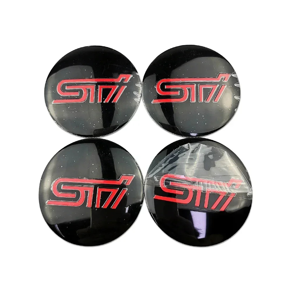 4pcs 56MM Car Wheel Center Emblem Hub Badge Sticker for Subaru STI XV WRC WRX BRZ LEVORG FORESTER IMPREZA LEGACY OUTBACK