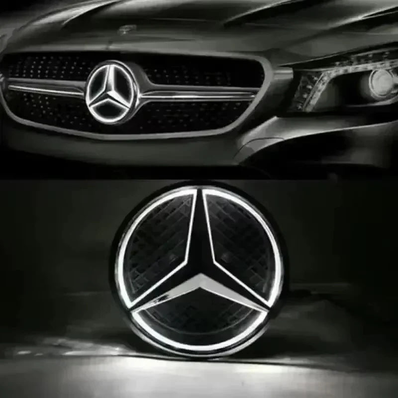 Car Front Grilled Star Emblem LED For Mercedes W205 W212 W213 W204 W166 CLA W253 A W176 W177 C W204 E X204 GLA GLC GLE B Ashtray