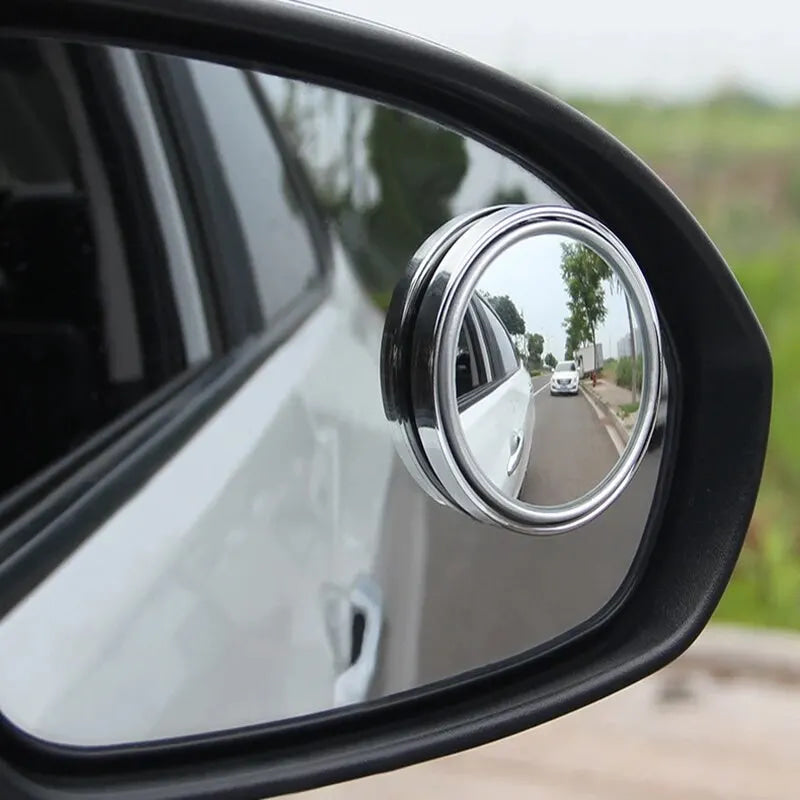 Espejo retrovisor para punto ciego de coche, cubierta de lluvia multifuncional 2 en 1 para días lluviosos, vista expandible, conducción de seguridad, 2 uds.
