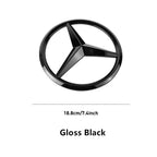 ABS Car Front Grille Badge Decal Cover Emblem for Mercedes Benz W204 W205 W210 W211 GLA GLK GLC GLE Interior Mouldings QBT-BENC