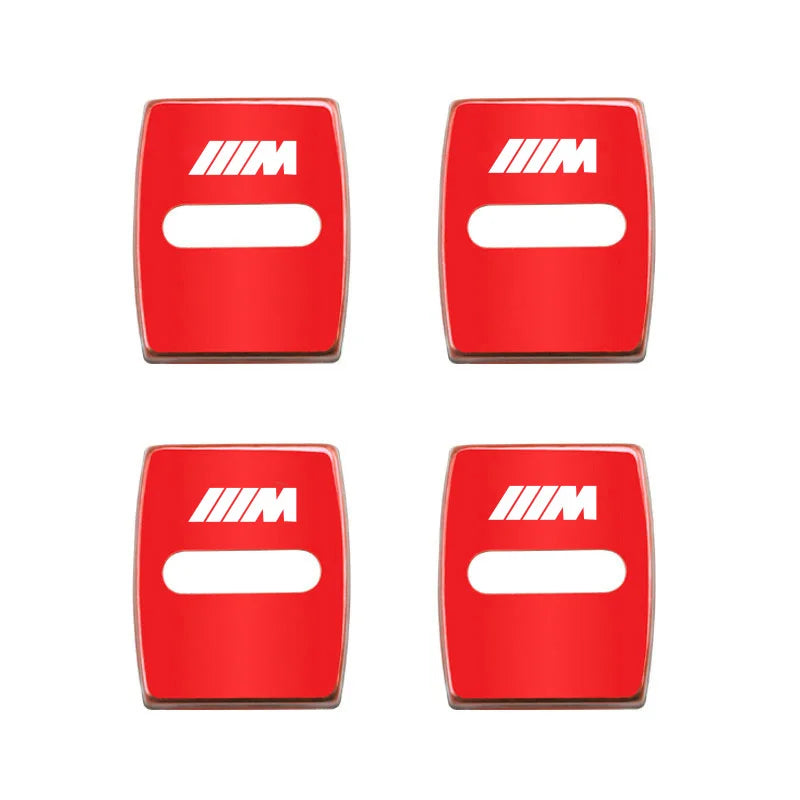 4Pcs Stainless Steel Door Lock Protector Cap Cover For BMW X1 X2 X3 X4 X5 X6 X7 F07 F10 F20 F30 F34 F40 G11 G12 G20 G30 G32