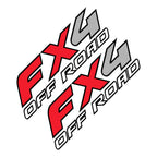 FX4 Off Road Car Sticker For Ford Ranger Raptor F150 Mitsubishi L200 Isuzu Dma Nissan NAVARA Toyota Hilux Pickup Car Accessories
