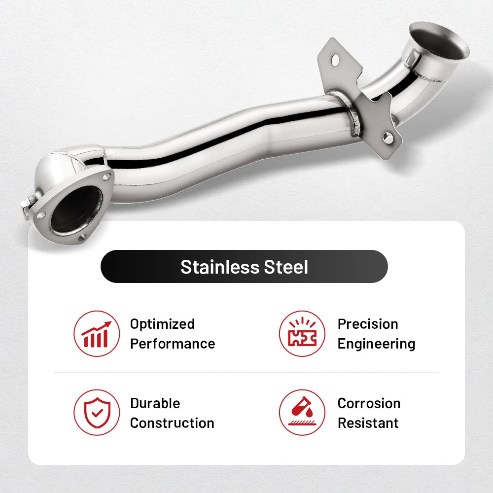 Racing Car 2.5" Catless Downpipe For Mini Cooper R55 Clubman R56/R57/R58/R59 R60 Countryman R61 1.6L 07-16