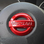 52mm Car Steering Wheel Logo Emblem ABS Sticker for Nissan Qashqai J10 J11 Leaf Juke Tiida Sentra Teana X Trail T30 T32 Almera