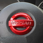52mm Car Steering Wheel Logo Emblem ABS Sticker for Nissan Qashqai J10 J11 Leaf Juke Tiida Sentra Teana X Trail T30 T32 Almera