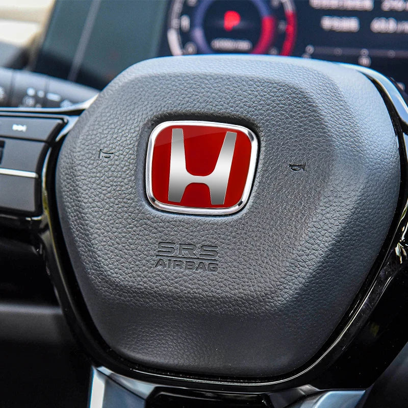 Car Steering Wheel Sticker For HONDA Jazz Fit Accord Civic CRV Odyssey City Jade Insight Elysion CRZ Accessories
