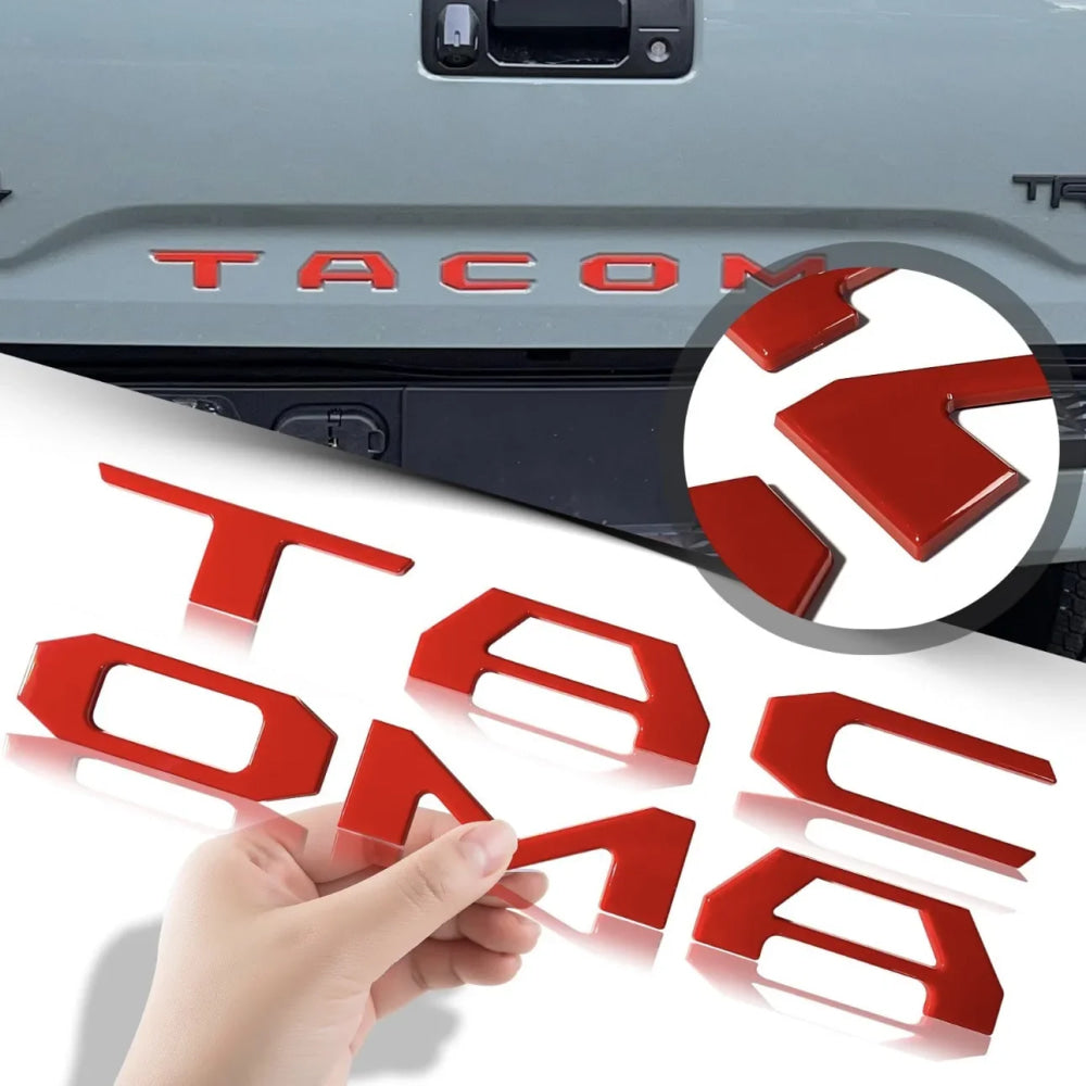 3D ABS Car Letters Sticker for Toyota Tundra Tacoma Pickup Truck Rear Tailgate Emblem Badge Decal Exterior Accessories