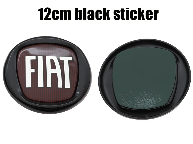 1pcs 6cm 9.5cm 12cm 3D ABS Car Front Logo Steer Wheel Rear Bumper Tail Door Trunk Emblem Sticker Styling Accessories