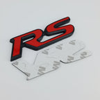 3D Metal Logo RS Emblem Letters Car Front Grille Badge Rear Trunk Sticker For Honda Civic City Fit Shuttle Jazz Car Acceessories