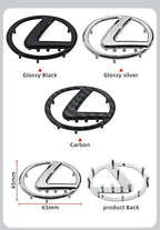 ABS Steering Wheel Center Emblem Sticker for Lexus RX NX ES IS GX LX UX CT GS F Sport RX300 RX350 GX460 etc Logo Badge Decal