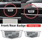 1pcs 3D ABS Car Front Grille Center Emblem Badge Rear Trunk Sticker Accessories For Cadillac CT4 CT5 CT6 XT4 XT5 XT6 XTS ATS