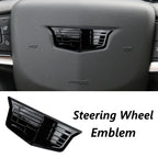 Front Rear Emblem Steering Wheel Sticker Side Badge Logo Refit Replacement Accessories for Cadillac CT4 CT5 CT6 XT4 XT5 XT6