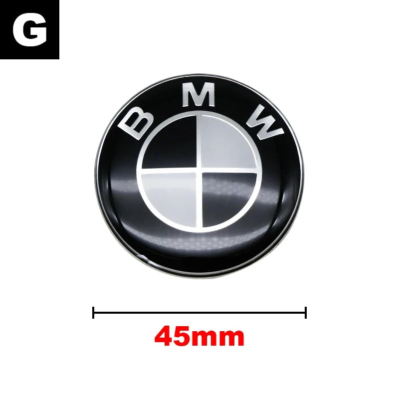 4.5cm Car Steering Wheel Decoration Badge Sticker For BMW G80 E84 F48 G01 G11 X1 X2 X3 X4 X5 X6 G07 Interior Emblem Accessorie