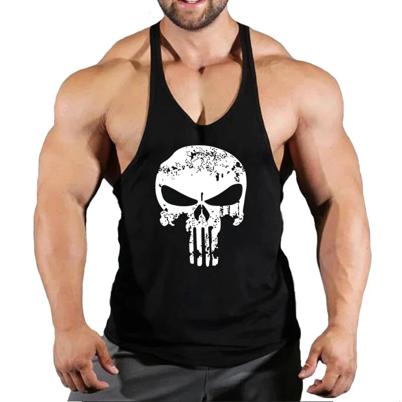 Gym Top Men Shirt Fitness Man Bodybuilding Clothing Men's Clothes Stringer Muscular Vest Singlets Vests Singlet T-shirts Tops