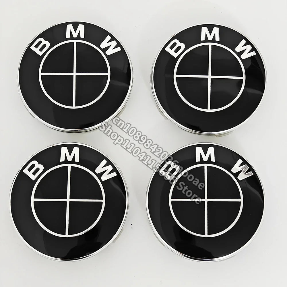 4 Pcs 68mm 56mm Wheel Center Cap for BMW E90 E87 F30 F20 F10 E60 F01 F02 G20 G30 G38 G14 F22 X1 X3 X4 X5 X6 M1 M2 M3 M4 M5 M6 M8