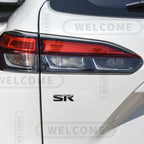 3D Metal SR Logo Car Letter Emblem Badge Sticker Trunk Decals For Nissan Altima Kicks Sentra Maxima X-Trail Styling Accessories
