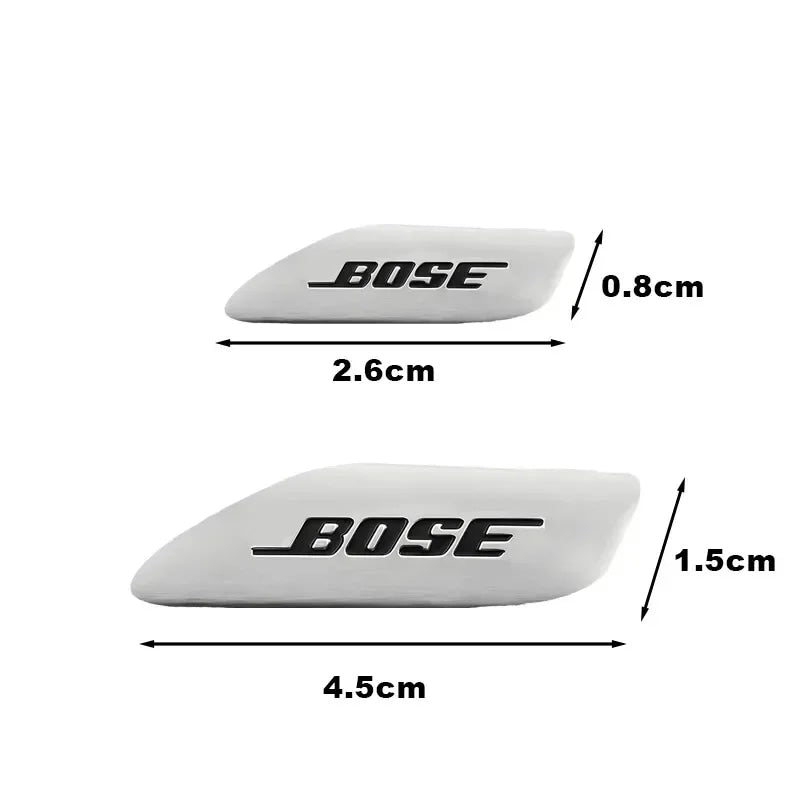 Chevrolet 3D Aluminum Car Audio Stickers Fit For Silverado Impala Malibu Equinox Cruze Camaro Tahoe/Suburban Blazer Spark Aveo