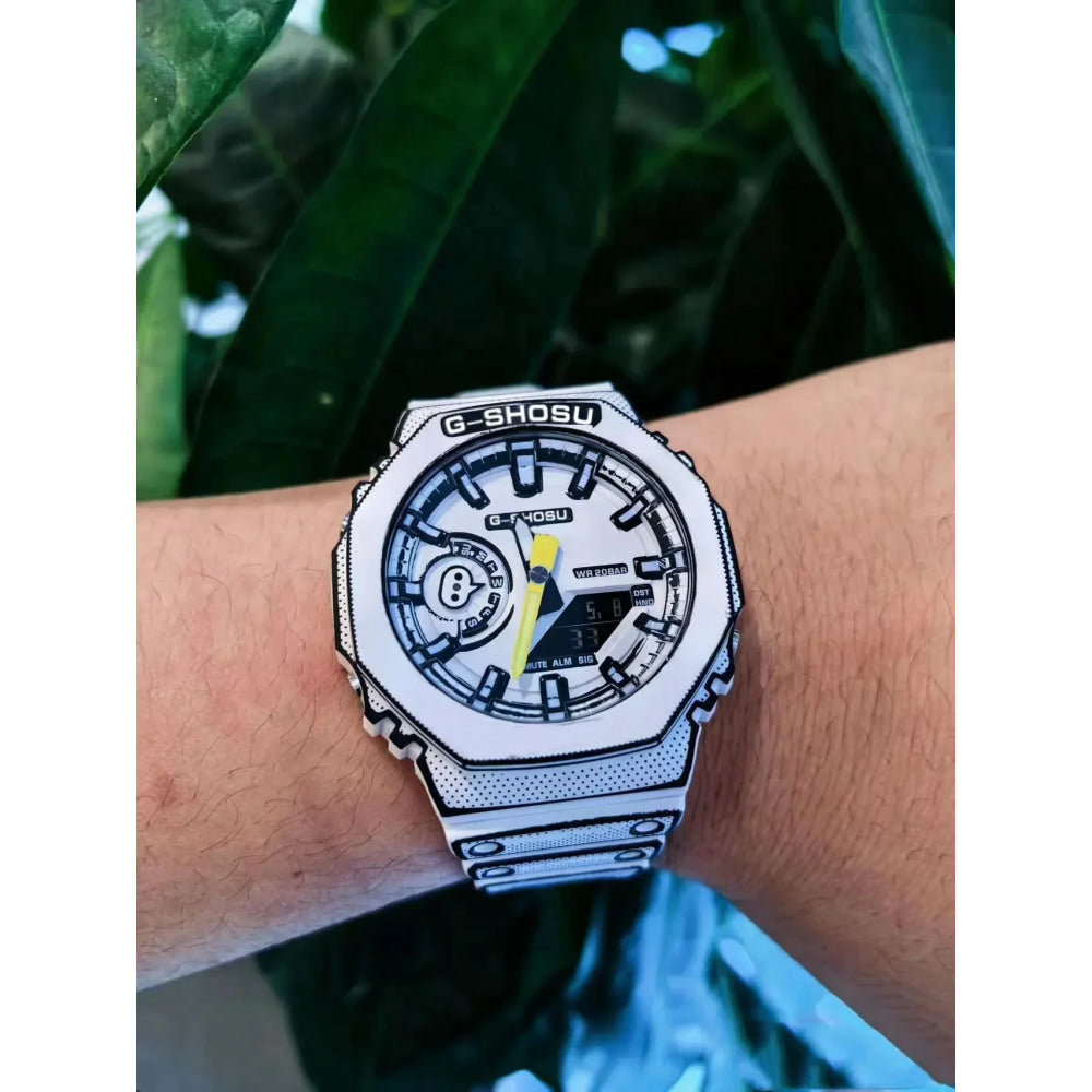 200  Detachable Strap Full-Featured Sports Digital Electronic Watch LED Dual Display