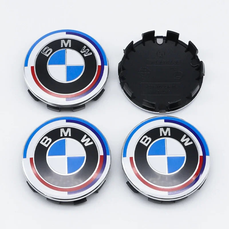 4Pcs 56MM 68MM Car Wheel Center Cap  Hub Covers For BMW M Logo E84 E83  X1 X2 X3 F48 G01 X4 X5 X6 Badge Auto Tuning Accessories
