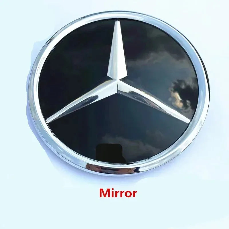 3D Star Badge Car Grill Emblem Front Logo for Mercedes Benz W204 W205 W213 X253 a B C E S CLA GLB GLC GLE GLS Vehicle Accessorie
