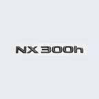 Glossy Black ABS Letters NX200 NX300 NX200t NX300h HYBRID Emblem For Lexus Car Trunk Logo Sticker Badge Accessories