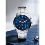 FOSSIL FS5792 Mens Quartz Watch 44mm Blue Sunray Dial Stainless Steel Chronograph Sport Business Wristwatch Relogio Masculino