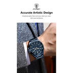 POEDAGAR Sport Original Men Clock Quartz Date Week Luxury Man Wristwatch Waterproof Luminous Stainless Steel Men's Watches Reloj