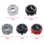 Car Wheel Center Hub Caps 75mm ABS Replacement For Mercedes AMG G Class G63 G500 Modified Styling Accessories Part A0004000900