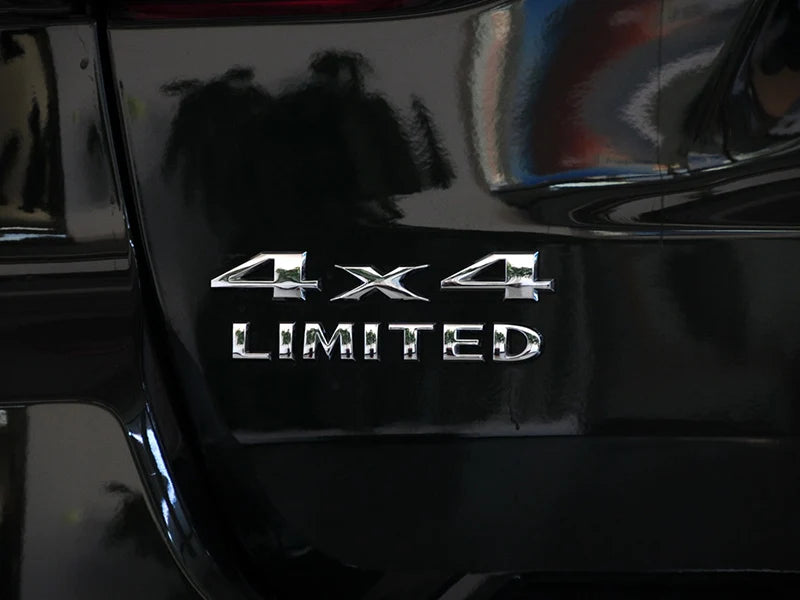 3D Metal Car Trunk Badge Stickers For Jeep 4X4 Limited Letters Emblem Logo Grand Cherokee Overland Compass Wrangler Accessories