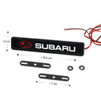 LED Car Front Grille Emblem Badge Light Decoration for Subaru STI XV WRC WRX BRZ FORESTER IMPREZA LEGACY OUTBACK Crosstrek