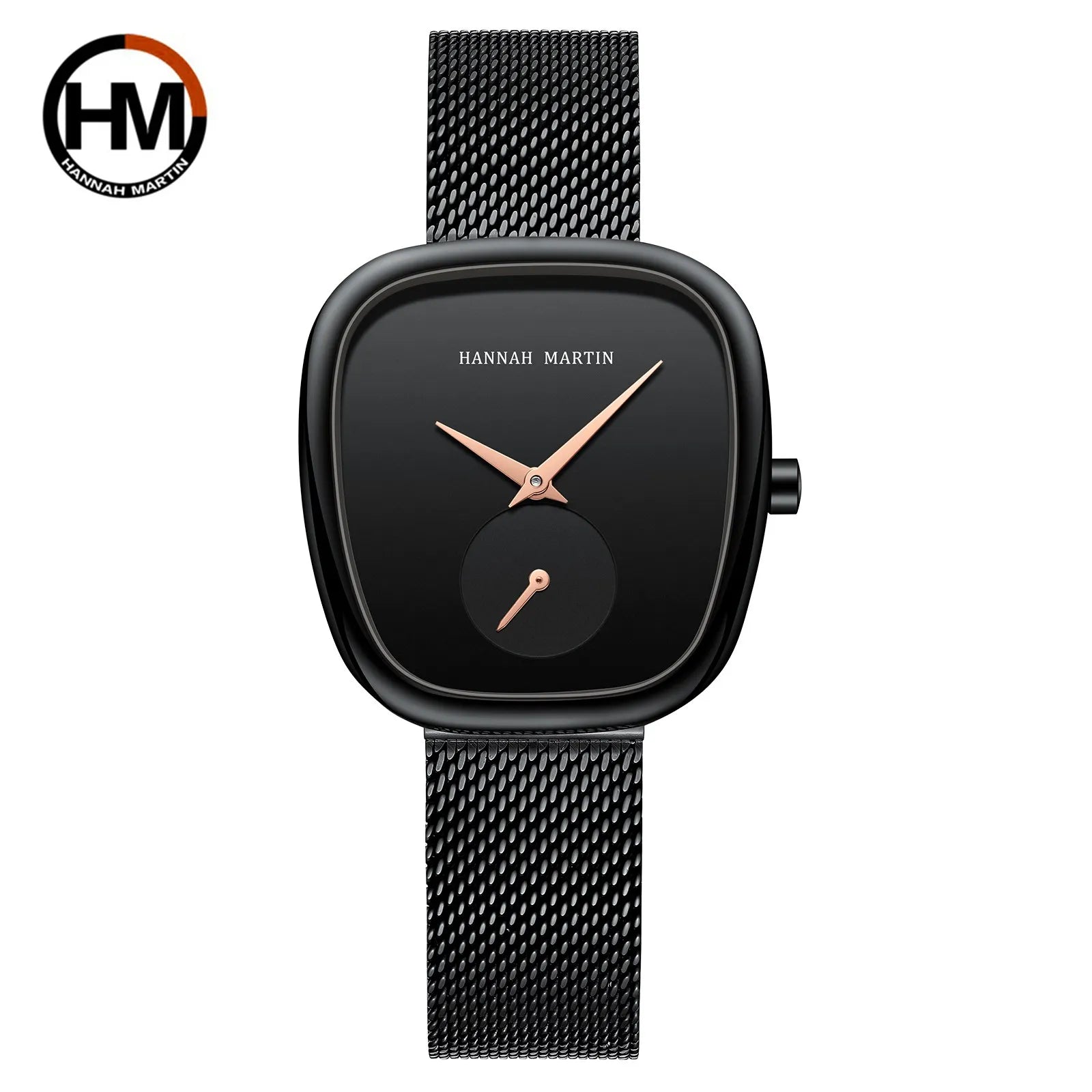 2025 nuevo reloj de pulsera de cuarzo para mujer 34mm barril de vino oro rosa cronómetro negro estilo minimalista de moda relojes ovalados para mujer