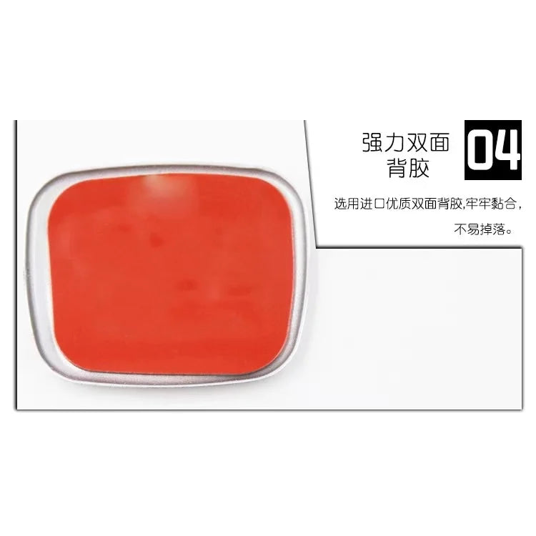 For Honda Civic Accord City H-Sticker Interior Modification CRV Jade Fit Acrylic Car Steering Wheel Emblem Odyssey Hybrid