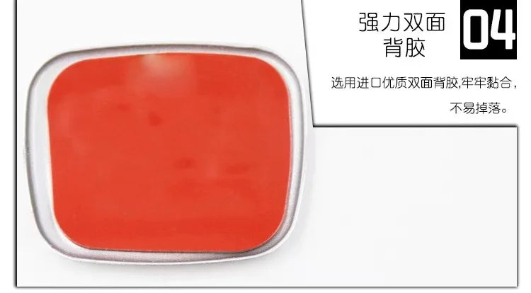 For Honda Civic Accord City H-Sticker Interior Modification CRV Jade Fit Acrylic Car Steering Wheel Emblem Odyssey Hybrid