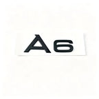 ABS 4Ring Logo For AUDI Quattro A6 2012-2017 Car Hood Front Grill Rear Trunk Emblem Gloss Black Sticker Sline Accessories