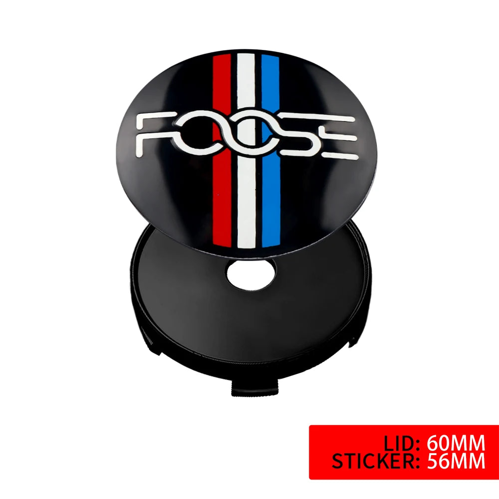 4PCS 56/60mm Car Wheel Hub Caps Badge Covers Auto Accessories For Ford Focus Fiesta Mustang Mondeo Smax Ranger Kuga ST Shelby