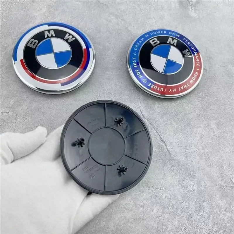 ABS Front Hood Badge For BMW New 7 Series G11 G12 G70 G07, 735Li 740Li 760i, 95MM Car Front Logo Emblem, Auto Replacement Access