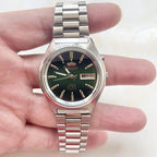 36MM Casual Diamond Date Sports Watch with Japanese Movement Unisex Mechanical Watch in Stainless Steel World Time Orient Series
