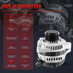OE#104210-1240 12V 130A 6PK Alternator For Honda Accord Pilot Odyssey 3.5L V6 2011-2015