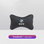 For BMW X1 X2 X3 X4 X5 X6 X7 E28 E60 E90 F20 E46 E39 E36 E92 E91 E34 E53 Key Chian Car Seat Headrest Auto Logo Neck Pillow