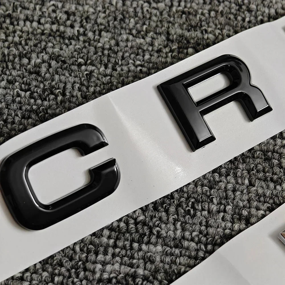 Hood Letter Badge Trunk Rear Letter Emblem Door Side Badges Suitable for Toyota Land Cruiser LC300