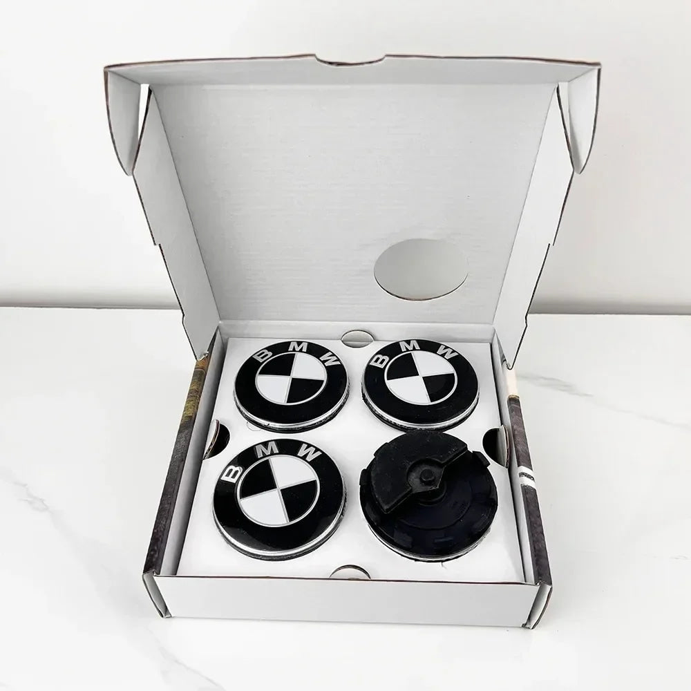 56mm/68mm Car Logo Floating Wheel Center Caps Hub Emblem Cover for BMW X1 X3 X4 X6 M2 M4 M5 F39 F45 F31 E82 E90 G32 E84 G01 G05