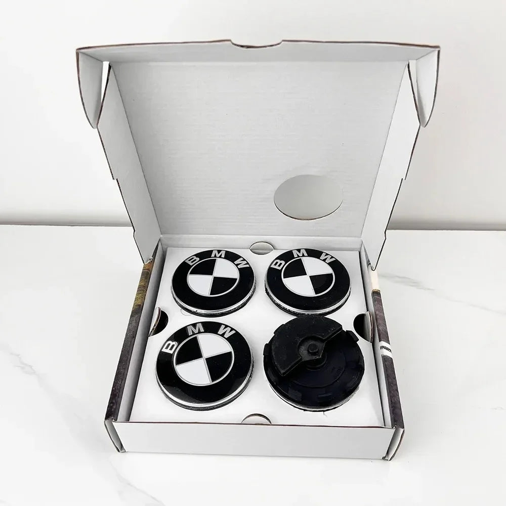 56mm/68mm Car Logo Floating Wheel Center Caps Hub Emblem Cover for BMW X1 X3 X4 X6 M2 M4 M5 F39 F45 F31 E82 E90 G32 E84 G01 G05