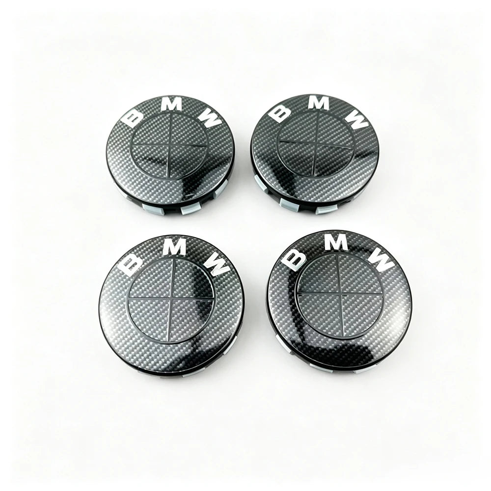 4Pcs Car Wheel Hub Cap Center Emblem LOGO Accessories for BMW E90 E60 F18 E46 X3 X5 X1 G30 E60 F30 E90 G20 E46 F02 G28 56MM 68MM