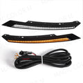 DRL For Honda Civic 2016 2017 2018 2019 2020 LED Headlight Eyebrow Daytime Running Light Dynamic Turn Signal Lamps 3 Colors 12V