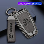 Car Key Case Bag Cover Shell For Toyota CHR Prado 2017 2018 Prius Camry Corolla RAV4 2017 2018 2019 2020 Protector Accessories