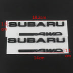 ABS Car Rear Trunk Sticker Emblem for Subaru WRX BRZ STI XV FORESTER IMPREZA LEGACY OUTBACK Auto Body Tail Letter Badge Decal