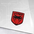 3D VIPER Car Sticker Front Grille Zinc Alloy Emblem For Charger Journey Durango Caliber Body Accessories Rear Trunk Badge Decal
